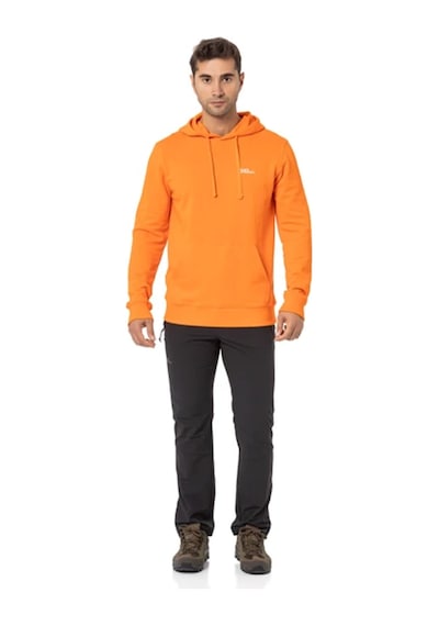 Jack Wolfskin Jack Wolfskın Erkek Sweatshırt Tommy Hoody Turuncu Kapüşonlu Turuncu Turuncu