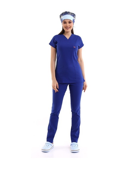Bflex Yarasa Kol Forma Takım - 4816 Saks Mavisi-6104