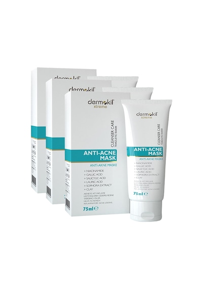 Dermokil Akne Maske 75 ml x 3 Adet