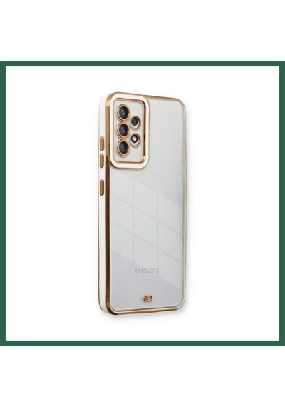 Bezos Samsung Galaxy A73 5g Kılıf Liva Lens Silikon - Beyaz Bzs01