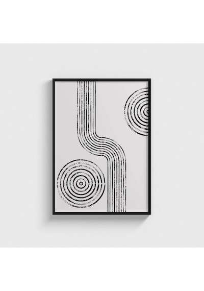 Parallel Tablo Çerçeveli Poster Duvar Dekorasyonu Siyah Çerçeveli Tablo Siyah Çerçeveli Tablo Dn11d213sıyah