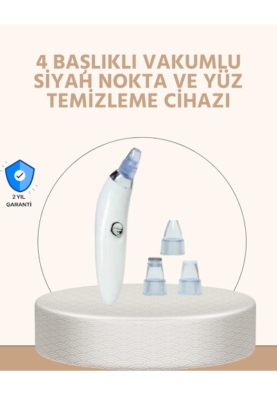 Mey İthalat Güçlü Vakumlu Siyah Nokta Temizleyici Cilt Pürüzlerini Gideren