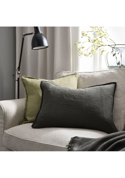 Ikea Lagerpoppel Yastık Kılıfı 40 X 58 Cm Koyu Gri