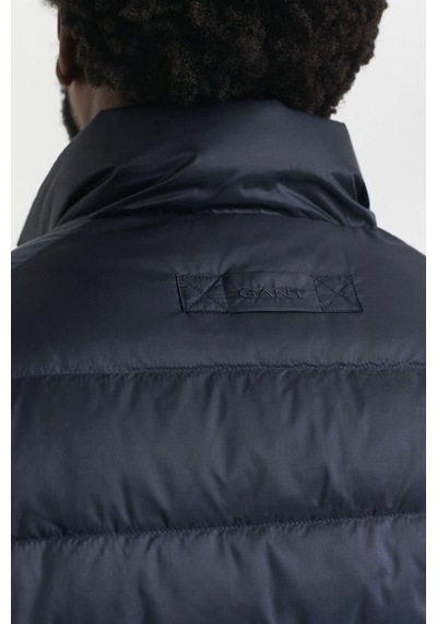 Gant Erkek Regular Fit Dik Yaka Kapitoneli Şişme Mont - Lacivert Evenıng Blue