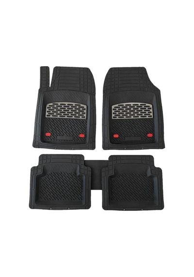 Seat İnca Uyumlu 3d Havuzlu Paspas Takımı Safir Siyah Krom Karbon
