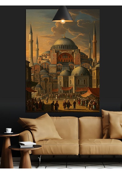 Ayasofya Camii İstanbul Dekoratif Kanvas - Mdf Ahşap Tablo