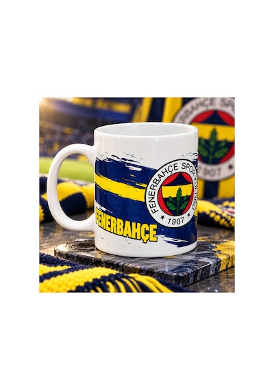 Mgm Sportif Fenerbahçe Lisanslı Taraftar Seramik Kupa Sarı Lacivert