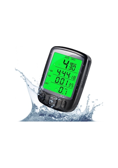 Sunding Sd563 Bisiklet Km Hız Sayacı Su Geçirmez Lcd Ekran Siyah