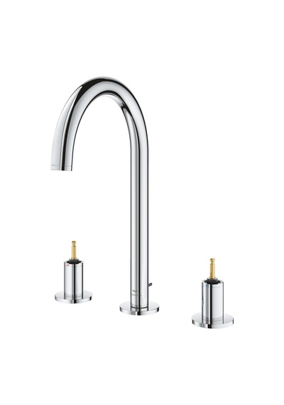 Grohe Atrio Private Collection 3 Delikli Lavabo Bataryası , 1/2" L-Boyut - 20593000 Gümüş