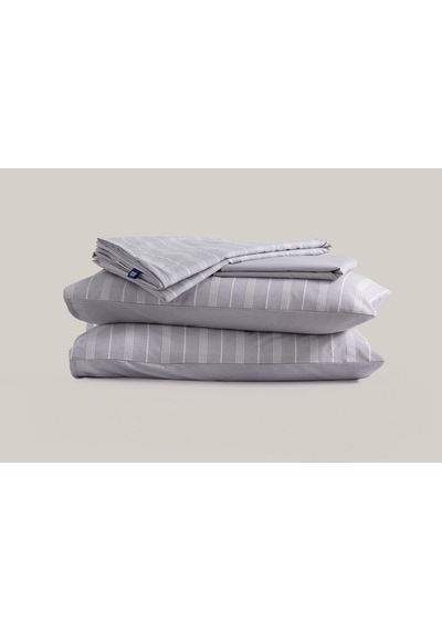 Sleeptown Keten Görünümlü Armürlü Pamuk Nevresim Takımı Tek Kişilik 160x220 Gri Çok Renkli