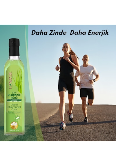 Hanzade Bitkisel Sıvı Klorofil Kürü Cam 500 ML