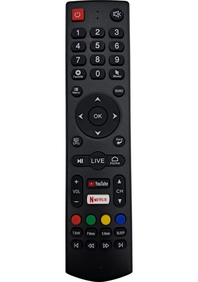 Redline Lcd Youtube-netflix-live Tuşlu Lcd Led Tv Kumandası