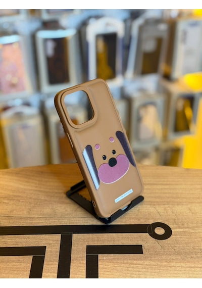 Apple Apple iPhone 14 Pro Max Uyumlu Sevimli Hayvan Figürlü Yumuşak Silikon Telefon Kılıfı