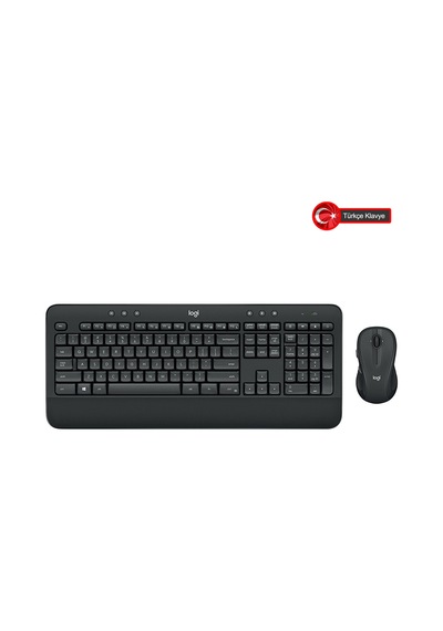 Logıtech Mk540, 920-008687, Kablosuz, Türkçe Q, Klavye Mouse Set Lazer