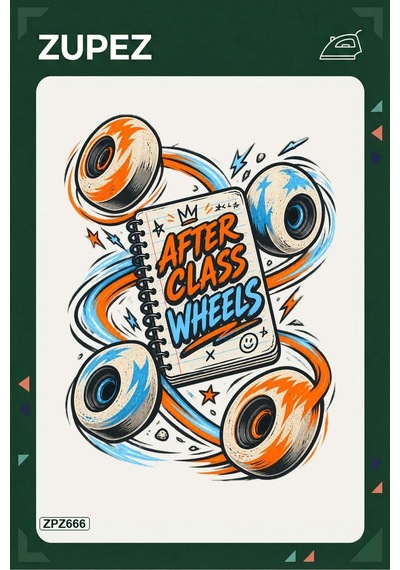 Zpz666 After Class Wheels Ütüyle Uygulanabilir Transfer Baskı - 911529706