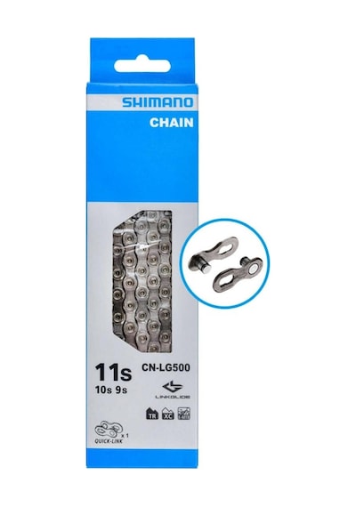 Shimano Zincir Cn-lg500 9/10/11 Vites Linkglide 138 Bakla Siyah