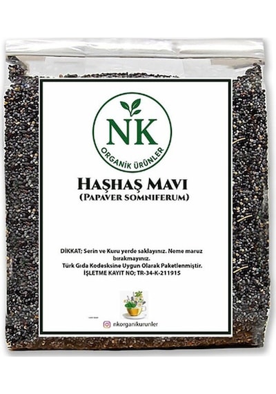 Haşhaş Mavi Papaver Somniferum 25gr