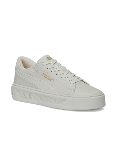 Puma Smash Platform V3 Tdp Beyaz Kadın Sneaker Beyaz-beyaz