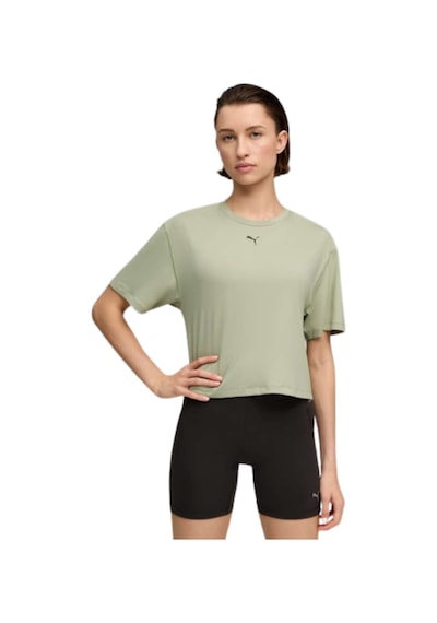Puma Puma W Cloudspun Oversized Tee Kadın Yeşil Koşu Tişört 8538 Yeşil