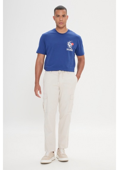AC&Co / Altınyıldız Classics Erkek Tas Comfort Fit Rahat Kesim Pamuklu Esnek Yan Cepli Kargo Pantolon Taş AC&Co / Altınyıldız Classics Erkek Tas Comfort Fit Rahat Kesim Pamuklu Esnek Yan Cepli Kargo Pantolon Taş