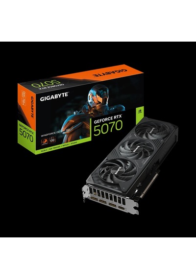 Gıgabyte Gv-n5070wf3oc-12gd, Rtx5070, Wındforce Oc, 12gb, Gddr7, 192bıt, 3 Fanlı, 1xhdmı, 3xdp, Gamı