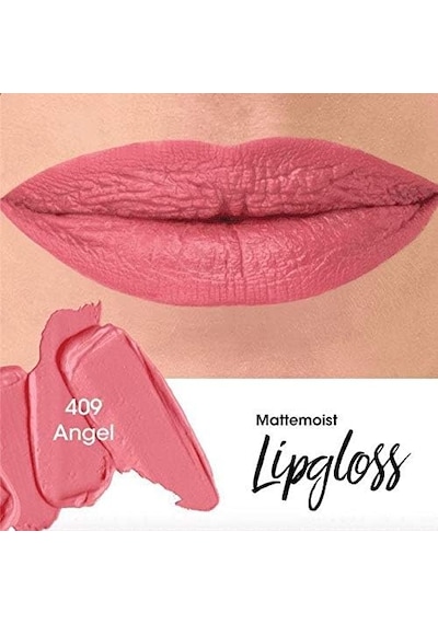 Mattemoist Lipgloss 411 Yarı Mat Bitişli Likit Ruj - Nude 0