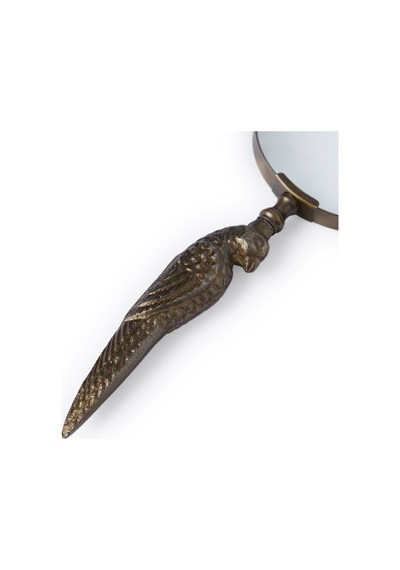 Yargıcı Kuş Formunda Saplı Metal Büyüteç 23x11x2 Cm 26knha1007n St