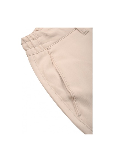 Deepsea Erkek Bej Esnek Kumaş Slim Fit Beli Lastikli Günlük Spor Pantolon 2601070