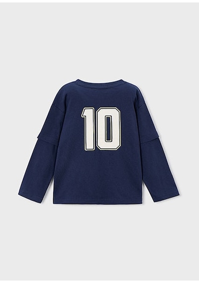 Mayoral Mavi Erkek Çocuk Çift Kollu Sweatshirt 4075 Mavi