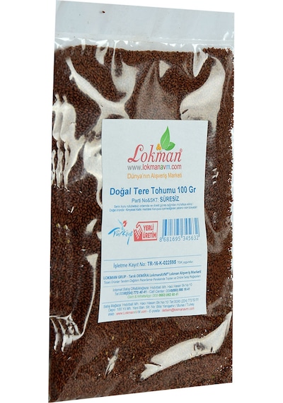 Lokman Doğal Tere Tohumu 100 G
