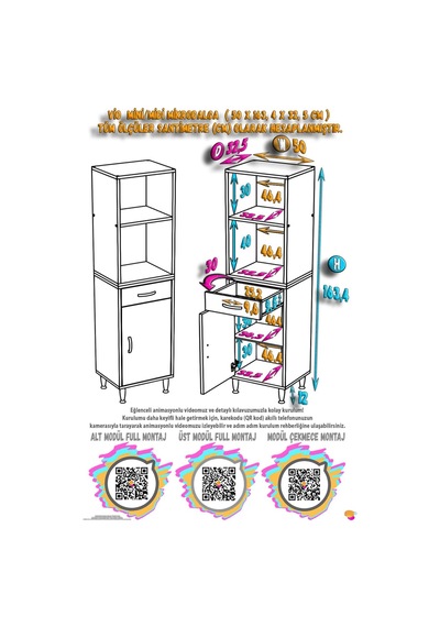 Vio 50 Cm Fırın Ve Mikrodalga Dolabı Çekmeceli Kapaklı Çok Amaçlı Mutfak Dolabı 50 Cm Vio 50 Cm Fırın Ve Mikrodalga Dolabı Çekmeceli Kapaklı Çok Amaçlı Mutfak Dolabı 50 Cm