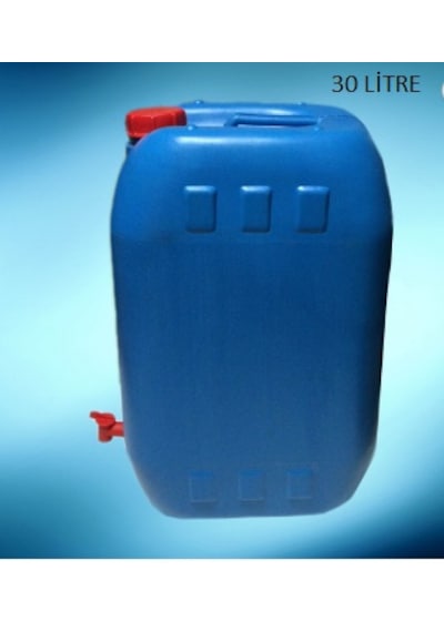 Şen Plastik Musluklu 30 Litre Su Bidonu Endüstürüyel Sanayi Bidon Çok Renkli