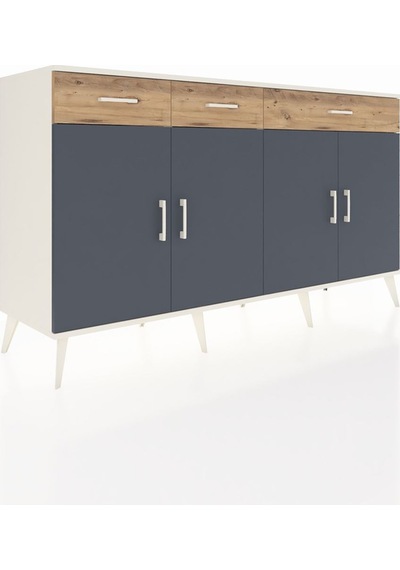 Kronos Konsol 4 Raflı 3 Çekmeceli 4 Kapaklı 176x59x99 Aytaşı-antr Aytaşı-antrasit/çam Kronos Konsol 4 Raflı 3 Çekmeceli 4 Kapaklı 176x59x99 Aytaşı-antr Aytaşı-antrasit/çam
