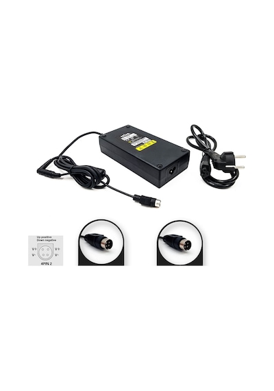 19v, 19.5v, 9.2a, 9.23a, 9.47a, 180w 4-pin Dın Erkek 4pın2 Adaptör Retro