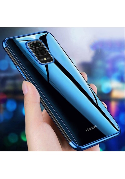 Xiaomi Redmi Note 9 Pro Köse Renkli Kamera Korumali Seffaf Kilif 433032288