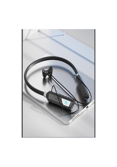 Tb07 Bluetooth Boyun Askılı Kulaklık Kulak İçi Boyuna Asılabilir Kablosuz Stereo Şarjlı Kulaklık