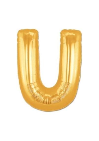 U Folyo Balon Gold Turuncu