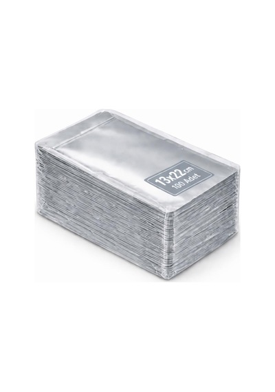 Doypak Şeffaf Metalize 13x22 Cm 100 Lü 1 Paket