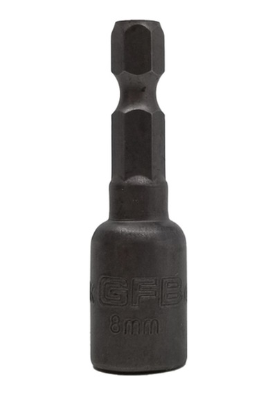 Mıknatıslı Somun Adaptörü Lokma Başlığı 8mm X 45mm 10'lu