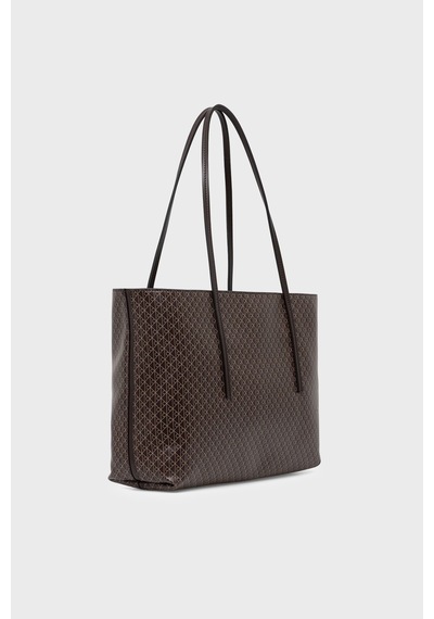 Calvin Klein Logolu Sabit Askılı Çanta Lv04f3266g0tk Bayan Çanta Lv04f3266g 0tk Kahve