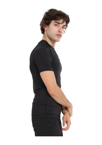 Sportive Yuma Slim Erkek Siyah Antrenman T-shirt 25ke1026-syh 1776446 SIYAH