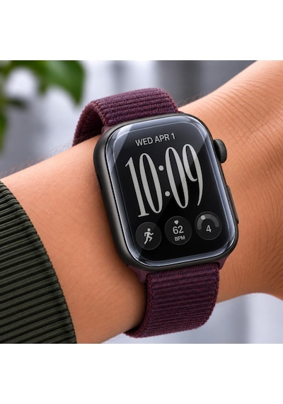 Apple Watch Series 12 46mm İle Uyumlu Ekran Koruyucu A3587 Tpu Şeffaf Çizilmeye Dayanıklı Esnek Yapı 2 Adet