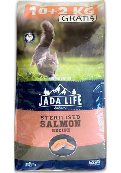 Jadawa Jada Life Premium Kısırlaştırılmış Somonlu Yetişkin Kedi Maması 10+2 KG