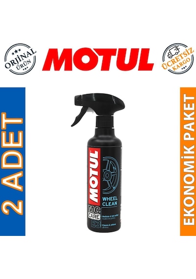 Motul E3 Wheel Clean 400 Ml Jant Temizleyici 2 Adet