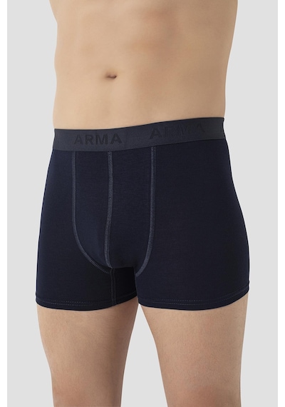 Arma Yıldız Erkek Bambu Büyük Beden Boxer Lacivert 10'lu Paket Lacivert