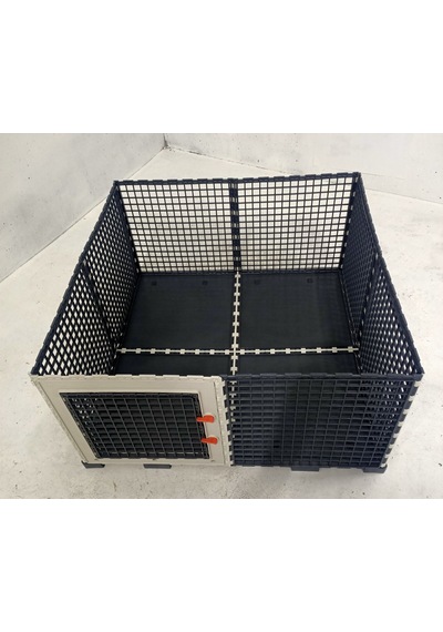 Leganest Tavşan Köpek Kedi Kafes Tabanı Üstü Kapalı Ev Tipi 50 x 50 CM