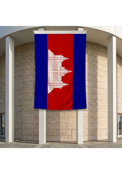 Kamboçya Bayrağı 140gr Premium Raşel Kumaş 200x300 Cm Diğer