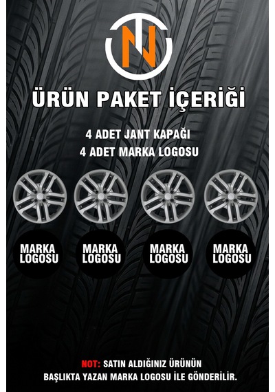 Renault Clio 16 İnç Jant Kapağı Takım Gri G106