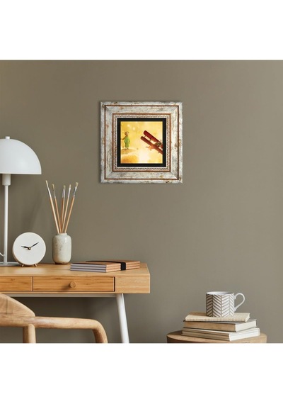 Pinecone Stone Küçük Prens Taş Duvar Tablosu - Çerçeveli Taş Tablo - Dekoratif Duvar Sanatı - Modern Ev Ve Ofis Diğer