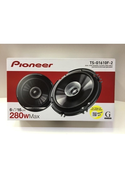 Pıoneer Ts-G1610F-2 16Cm Yeni Seri Oto Hoparlör 2021 Model Ts-G16